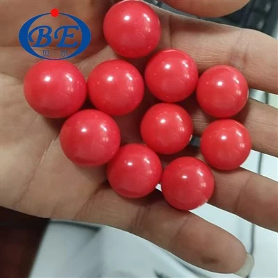 Bola de acero recubierta de plástico duro